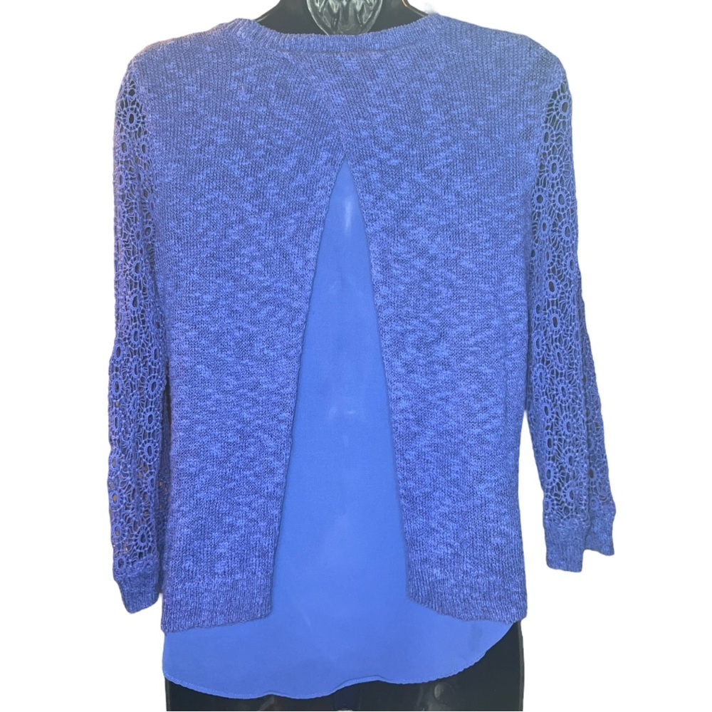 Lucky Brand  Cinema Sweater, Size XS, Blue - Picture 2 of 11